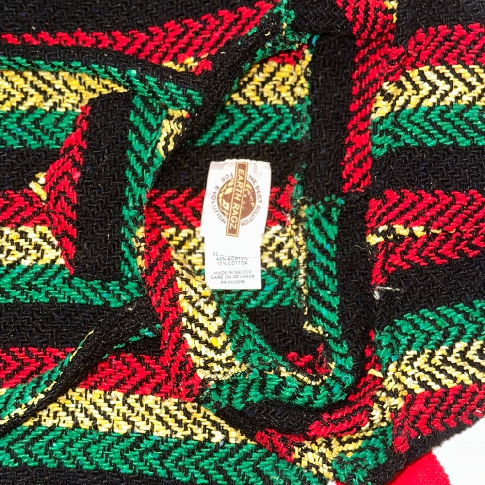 Colorful striped Rasta hoodie🐣